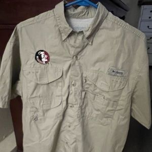 Columbia Florida State, mens shirt. Size large .